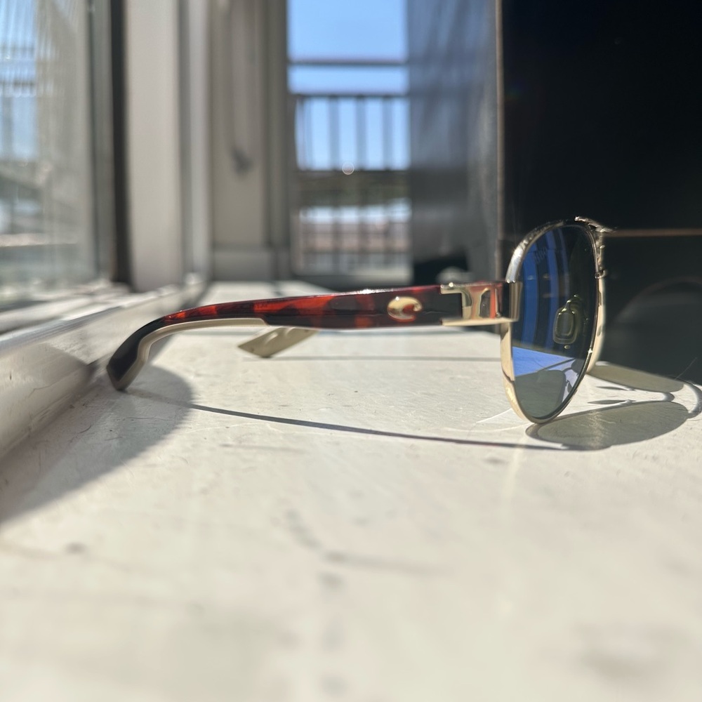 Costa Blue Aviator Sunglasses - Picture 11 of 14